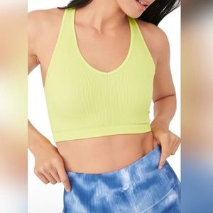 NWT FP ZESTY LIME FREE THROW BRA